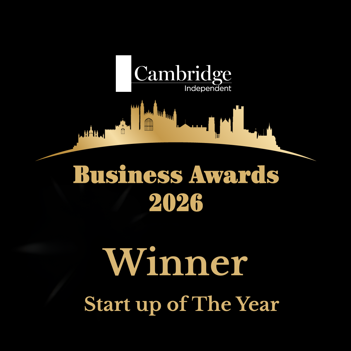 Award Winner for Business Start up of the year 2026